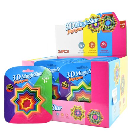 Enchanting Magic Stars in 5 Variants, 9 cm - Mystical Toy for Magical Fun