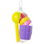 Strandspeeltset cupcake 9 stuks