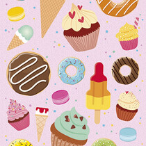 Candy Stickers - 10x20 cm