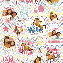 Dreamworks Spirit Horse Stickers - 10x20 cm