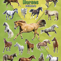 Paarden Stickers - 15x20 cm