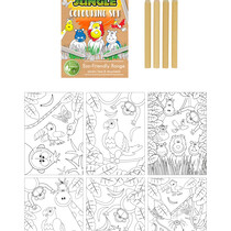 Sustainable Jungle Coloring Set A6 14x10 cm