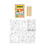 Sustainable Jungle Coloring Set A6 (14x10 cm) - Eco-Friendly Coloring Fun with Animals and Nature