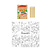Sustainable Dino Coloring Set A6 14x10 cm