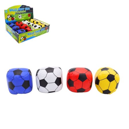 JUNGLING BALL SOCCER 7,5CM PVC 4COL