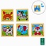 HOUTEN PUZZEL 9STUKS 11X11X0,4CM 6Ass