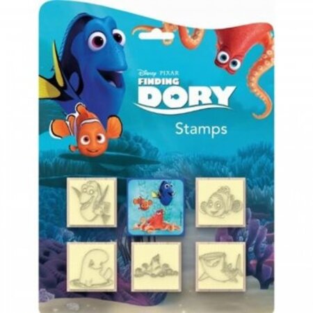 Finding dory stamp set on card