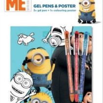 Minions Poster mit Gelstiften 4-teilig