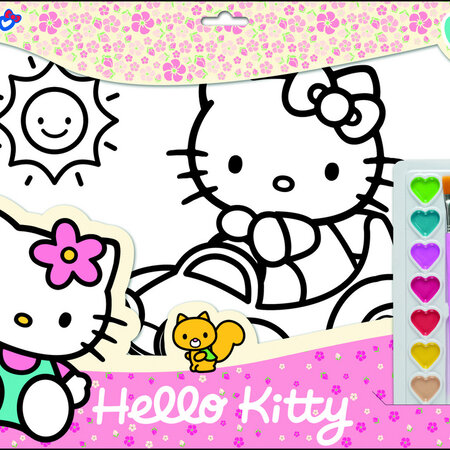 Hello Kitty painting set 19-piece