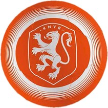 Officiële KNVB bal size 5 leer - oranje
