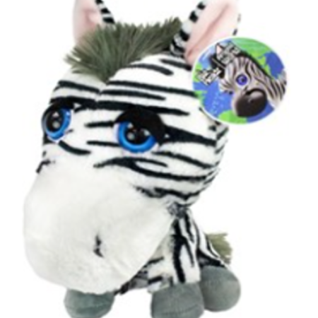 Big Head Plush Zebra 22cm