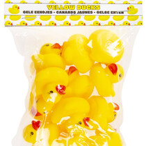 Yellow ducks 3 cm 12pcs