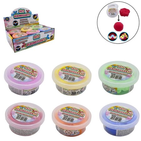 Bounce Putty 22 Gramm, 6-fach sortiert