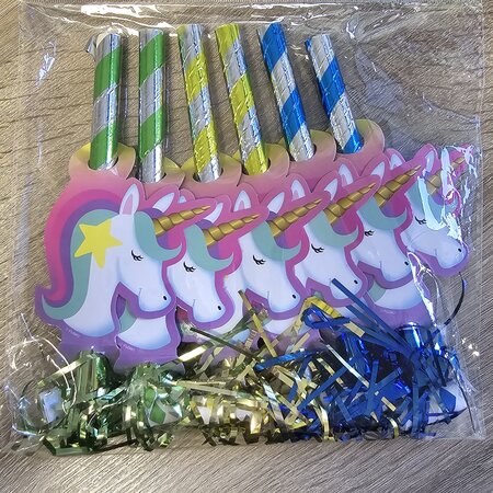 Unicorn roltongen 6pcs