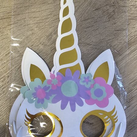 Unicorn masker 3pcs