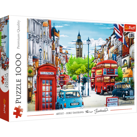 Trefi Puzzel 1000 stuks - Straat in Londen