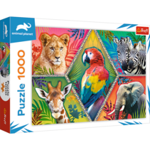 Puzzel 1.000 stuks - Exotische Dieren