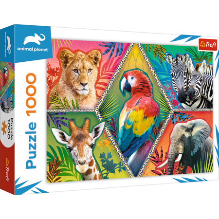 Trefi Puzzel 1.000 stuks - Exotische Dieren