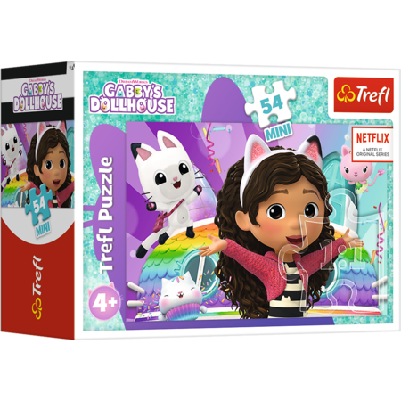 Trefl Mini Puzzle 54pcs.- Gaby Cat 9x6,5x4cm