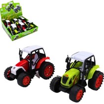 V.TRACTOR 15CM FRICTION 2ASS 2COL