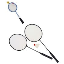 Badminton set 2 rackets 60cm + 2 shuttles