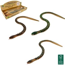Wooden 50cm Snake 3 assorted