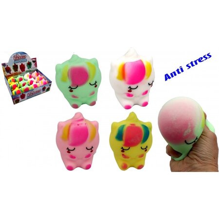 Anti Stress Ball Einhorn 7x7,5cm 4 Sorten