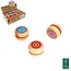 Wooden Yoyo 5cm 3ass