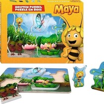 Maya de bij - Houten puzzel A4 formaat