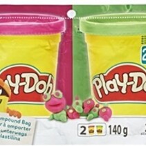 Play-Doh Grab N Go Compound Bag Klei 2-Pack 140gr.