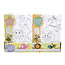 Canvas schilderset wilde dieren 4 ass. 18x25cm