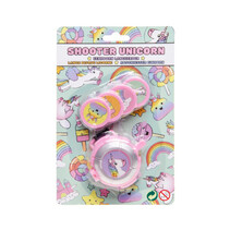 Disc Shooter Eenhoorn op blister 13x17.5cm