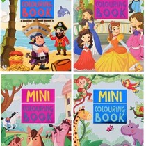 Mini Colouring book sortiert