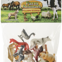 Farm animals 12 pieces in a bag, price per piece