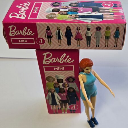Mattel - Barbie Figuren 13x5x3,5cm in Box 8sort. Sammlerfiguren