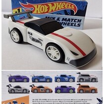 Mattel - Hot Wheels Mix&Match 10x4x4cm in Box 8 sortiert