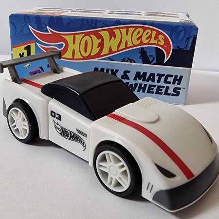 Mattel - Hot Wheels Mix&Match 10x4x4cm in Box 8 sortiert