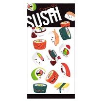 Paste Tattoos Stickerbogen Sushi 21x10cm