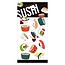 Paste Tattoos Stickerbogen Sushi 21x10cm