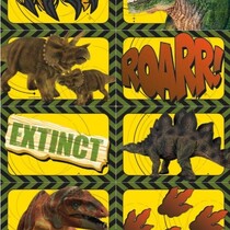 Funny Products Aufkleberbogen Dino 20x10cm