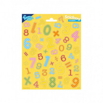 Funny Products Stickerbogen Zahlen 21x16cm