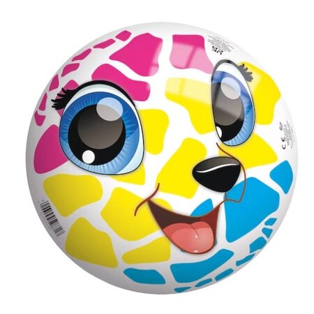 Rubber Playballs Ø13cm with Print 3 assorted