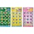 3D stickers with glitter 12pcs. 3 assorted
