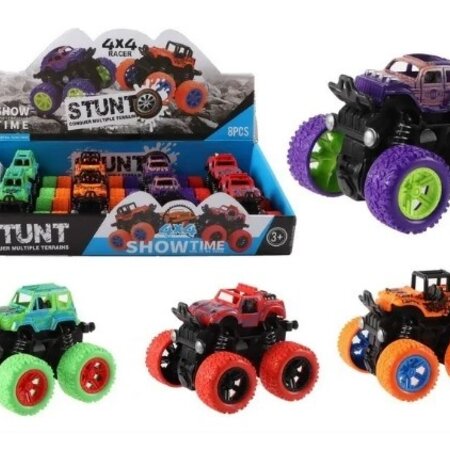 Monster Jam 4x4 Auto 9cm Reibung 4 Achsen