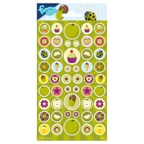 Funny Products Stickerbogen Apfel mit Duft 19x10cm