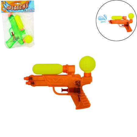 Water pistol double shot 17cm, 2 assorted.