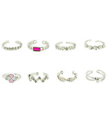 Beauty ring 3pcs assorted in bag, 2cm