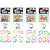 Neon ribbons 6-pack, 4-way assorted