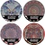 Diamond Painting Runde Steine ​​4 sortiert 30cm