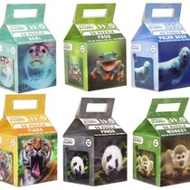Puzzle 36pcs 5D animals 6 assorted, 10x18cm